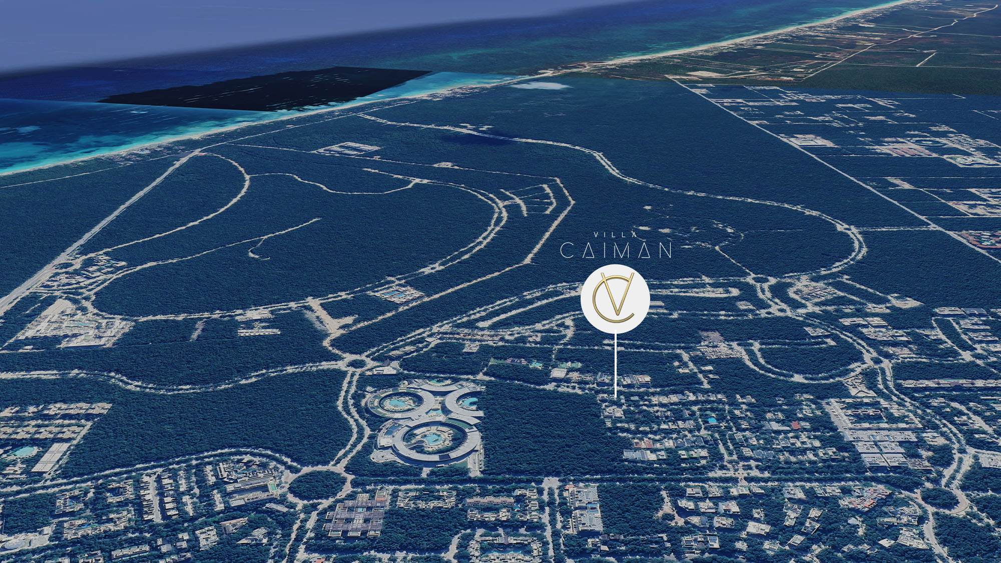 Tulum aerial view